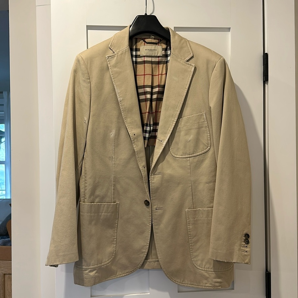 Vintage Burberry Distressed blazer jacket